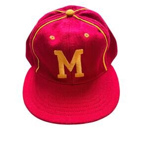 Ebbets Field Flannels Maryland Terps 1962 Wool Cap 7 1/2 USA Made